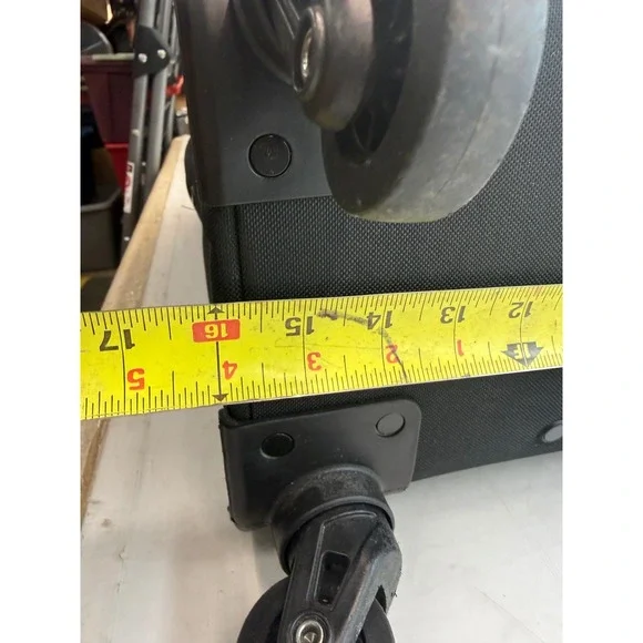 Nikky USA Nicole Lee Pop Art Patchwork Suitcase Black Multi 25 Inch Luggage - Picture 6 of 7